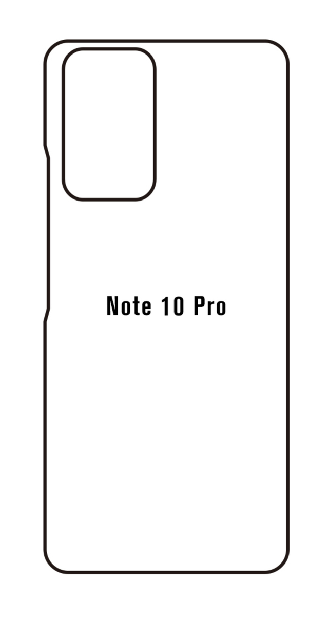 Hydrogel - zadní ochranná fólie - Xiaomi Redmi Note 10 Pro