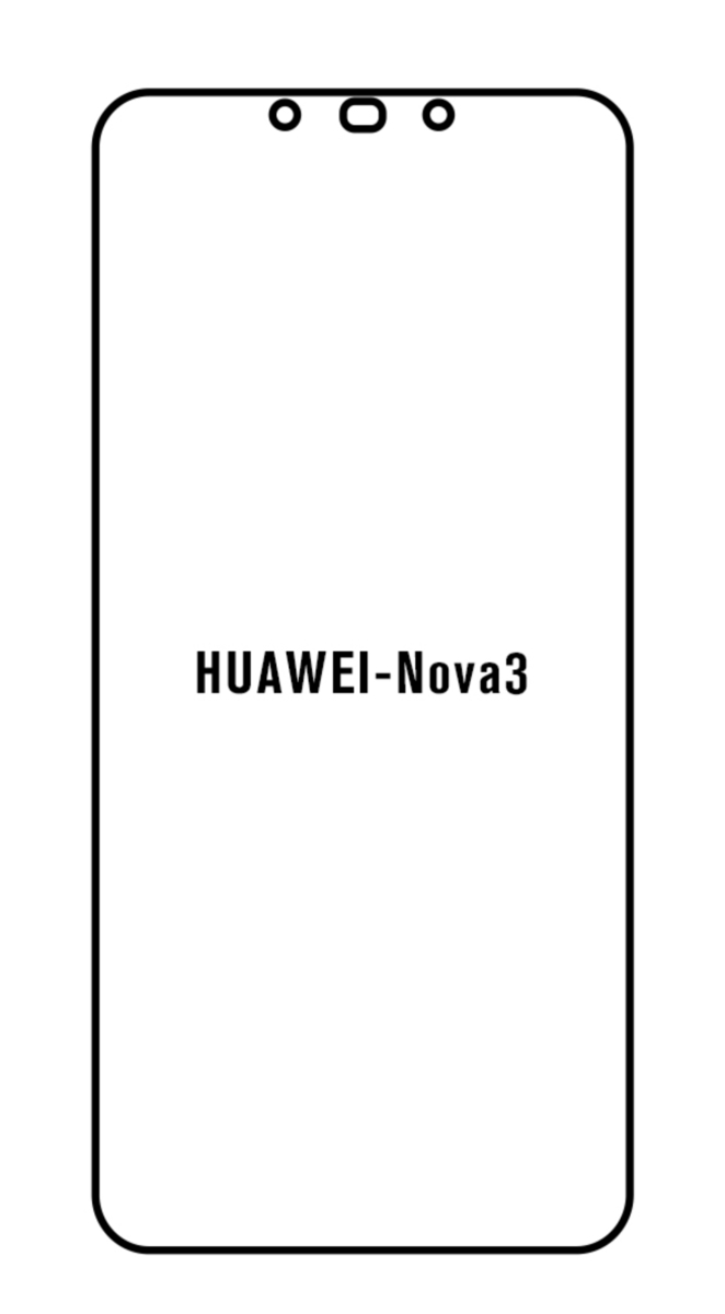 Hydrogel - ochranná fólie - Huawei Nova 3