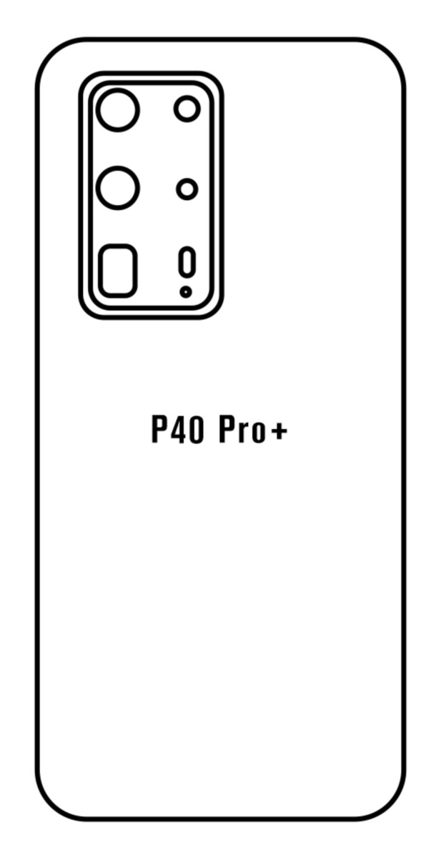 Hydrogel - zadní ochranná fólie - Huawei P40 Pro+