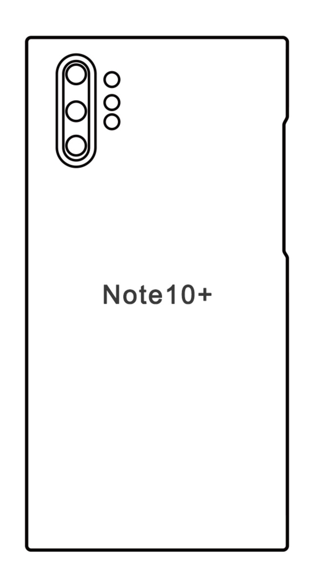 Hydrogel - zadní ochranná fólie - Samsung Galaxy Note 10+
