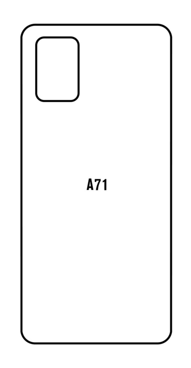 Hydrogel - zadní ochranná fólie - Samsung Galaxy A71
