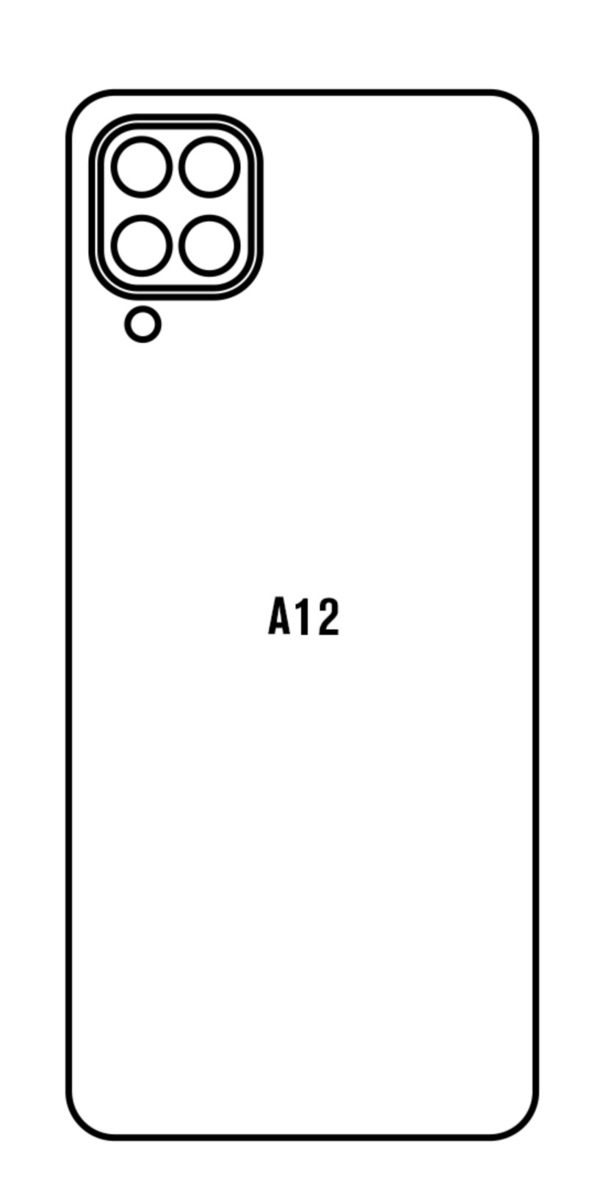 Hydrogel - zadní ochranná fólie - Samsung Galaxy A12