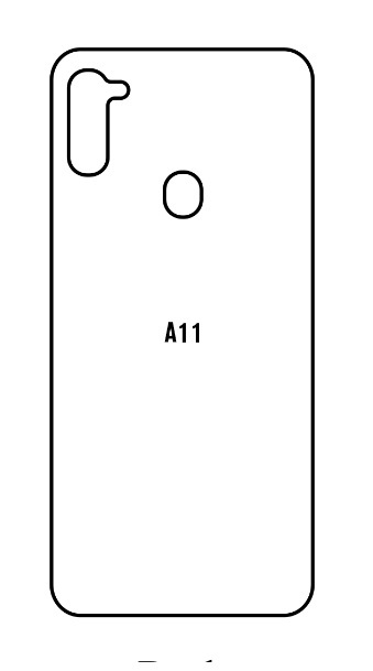 Hydrogel - zadní ochranná fólie - Samsung Galaxy A11