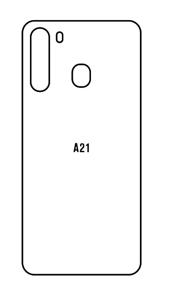 Hydrogel - zadní ochranná fólie - Samsung Galaxy A21