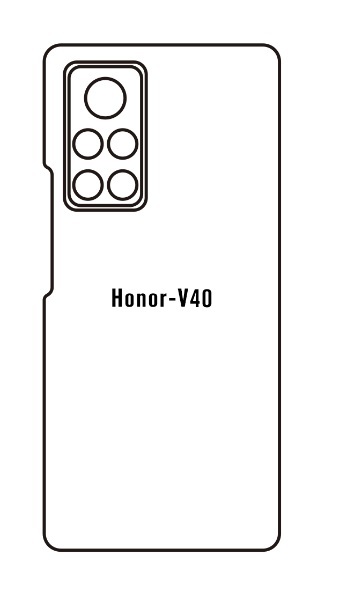 Hydrogel - zadní ochranná fólie - Huawei Honor V40 5G