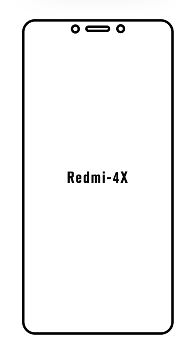 Hydrogel - matná ochranná fólie - Xiaomi Redmi 4X