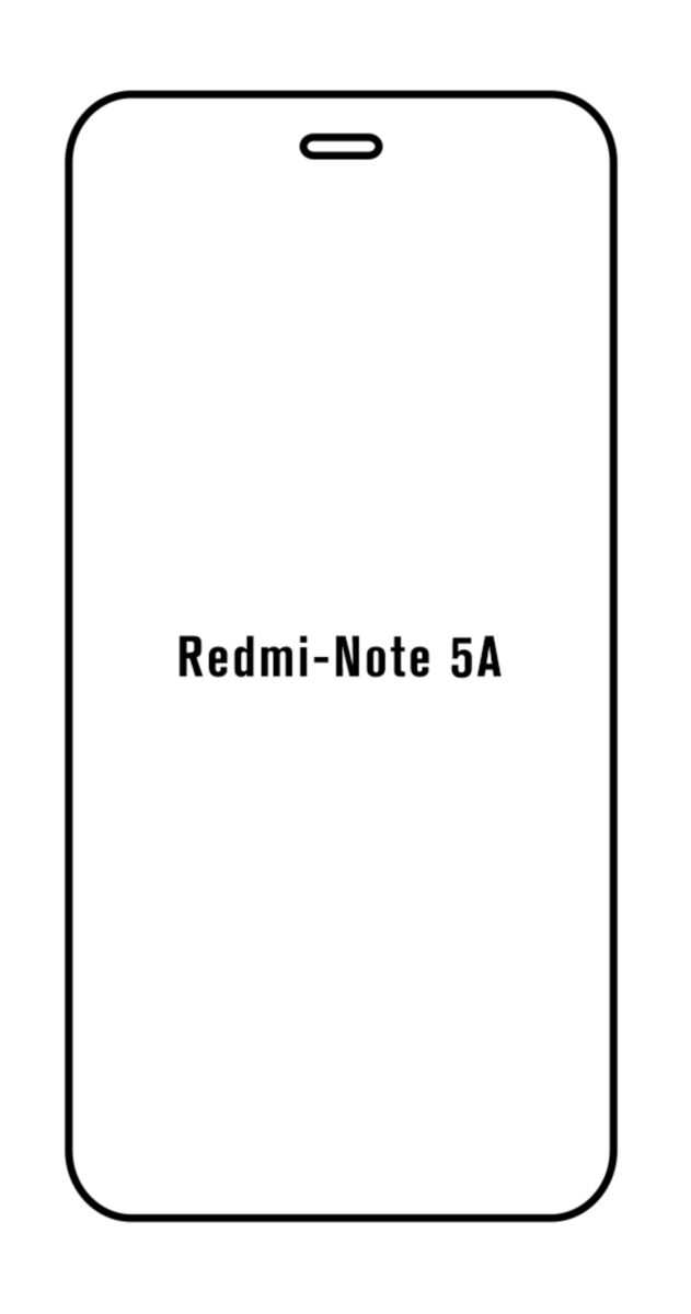 Hydrogel - matná ochranná fólie - Xiaomi Redmi Note 5A