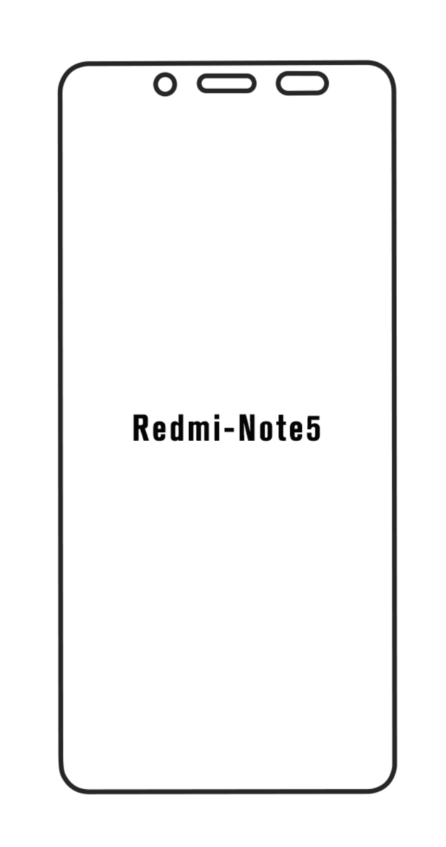 Hydrogel - matná ochranná fólie - Xiaomi Redmi Note 5