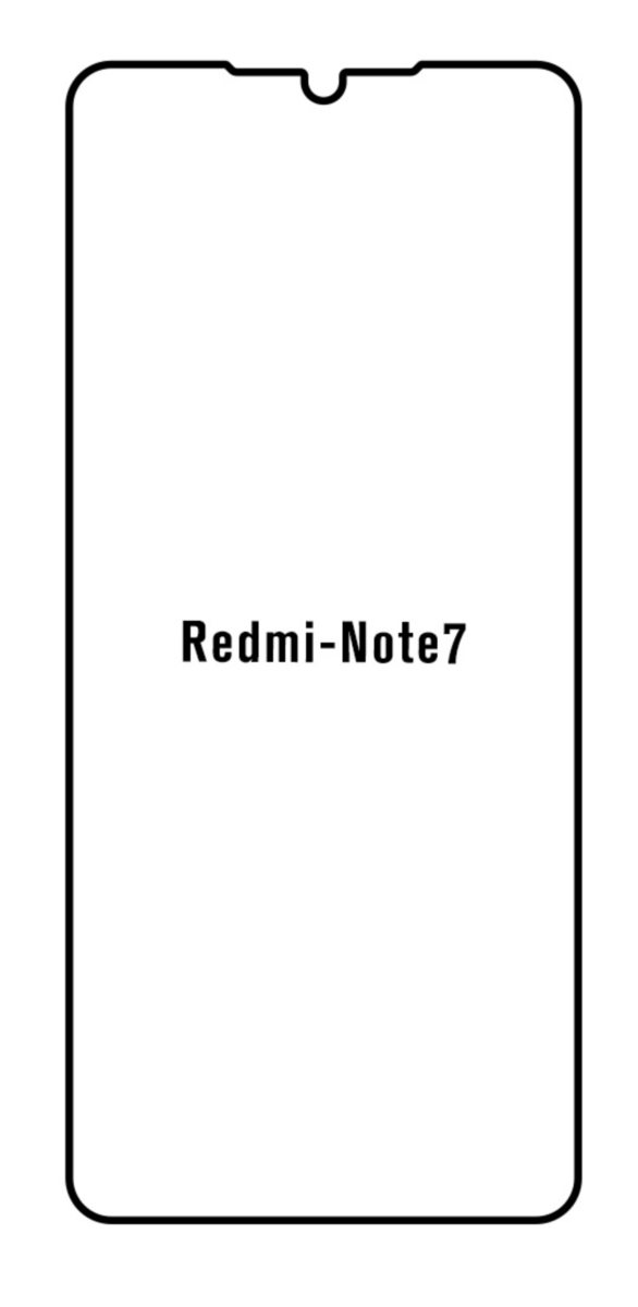 Hydrogel - matná ochranná fólie - Xiaomi Redmi Note 7