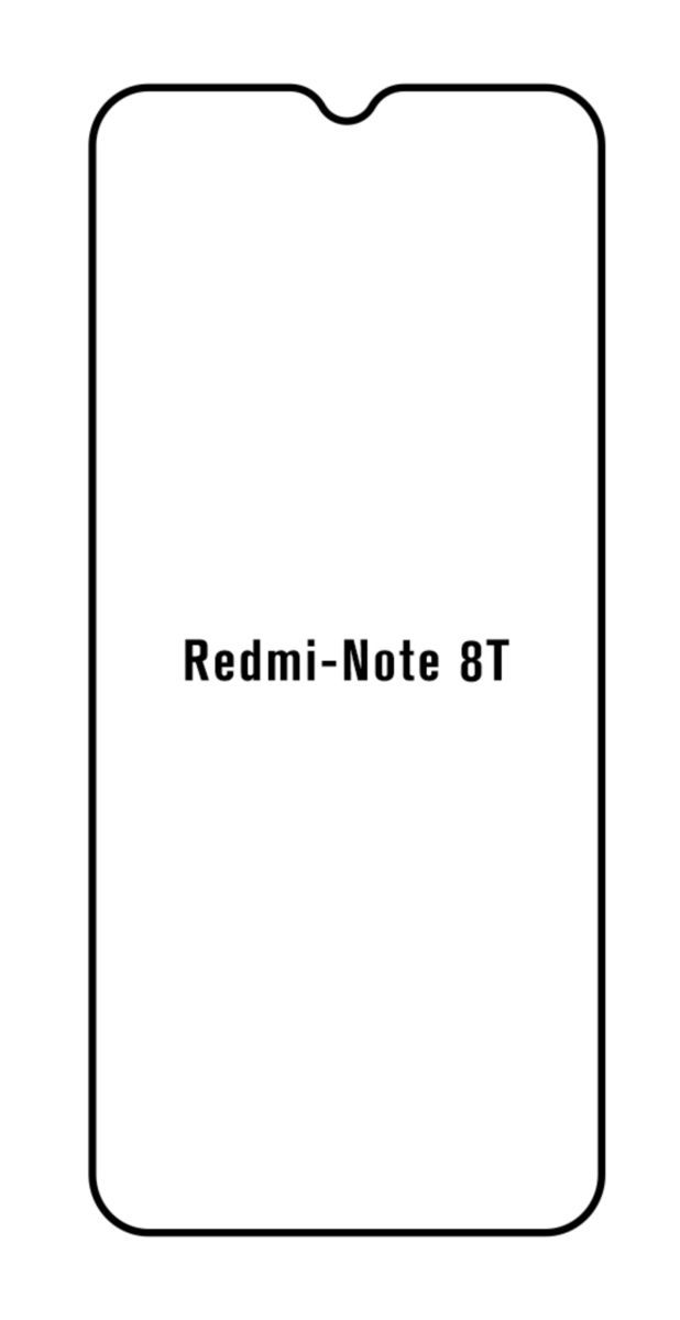 Hydrogel - matná ochranná fólie - Xiaomi Redmi Note 8T
