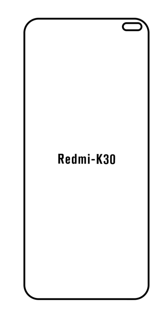 Hydrogel - matná ochranná fólie - Xiaomi Redmi K30 5G