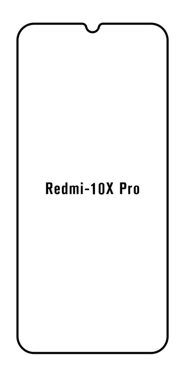 Hydrogel - matná ochranná fólie - Xiaomi Redmi 10X Pro 5G