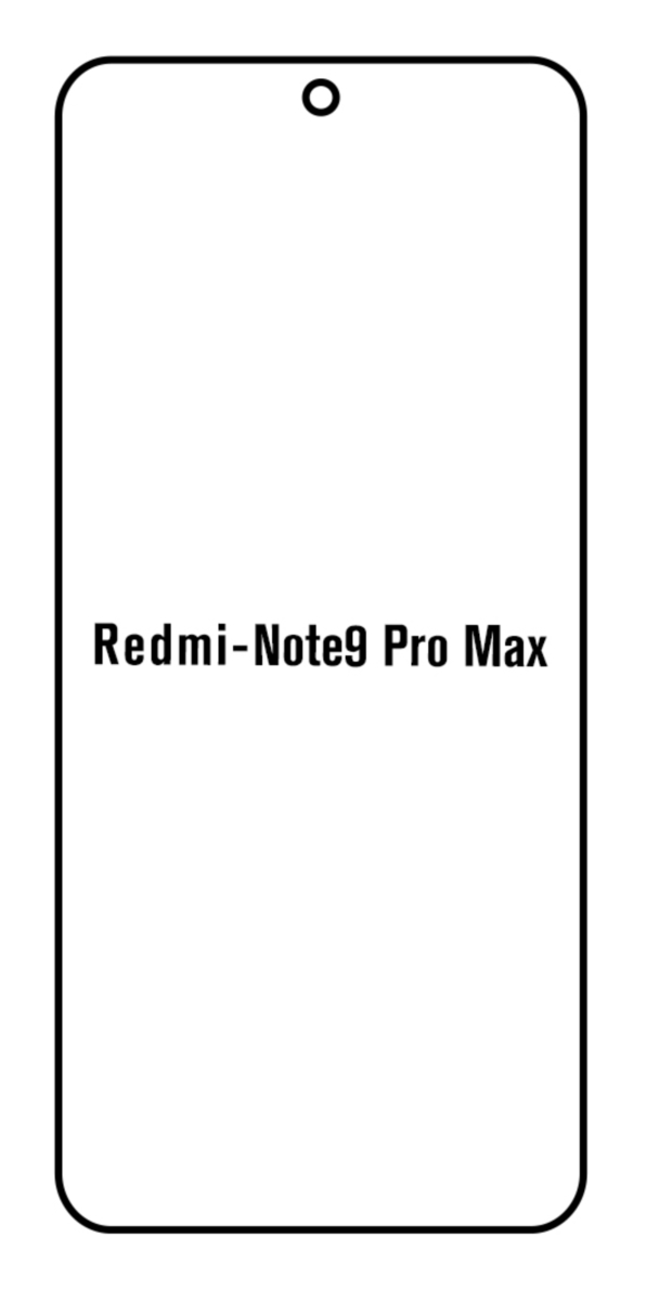 Hydrogel - matná ochranná fólie - Xiaomi Redmi Note 9 Pro Max