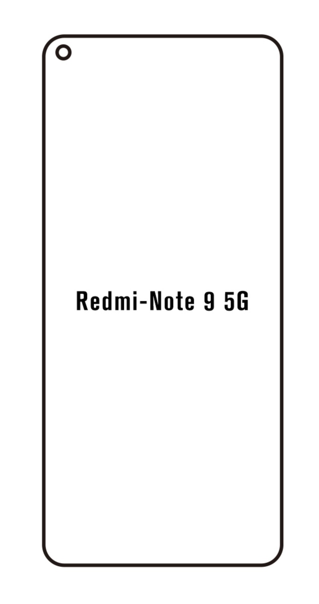 Hydrogel - matná ochranná fólie - Xiaomi Redmi Note 9 5G