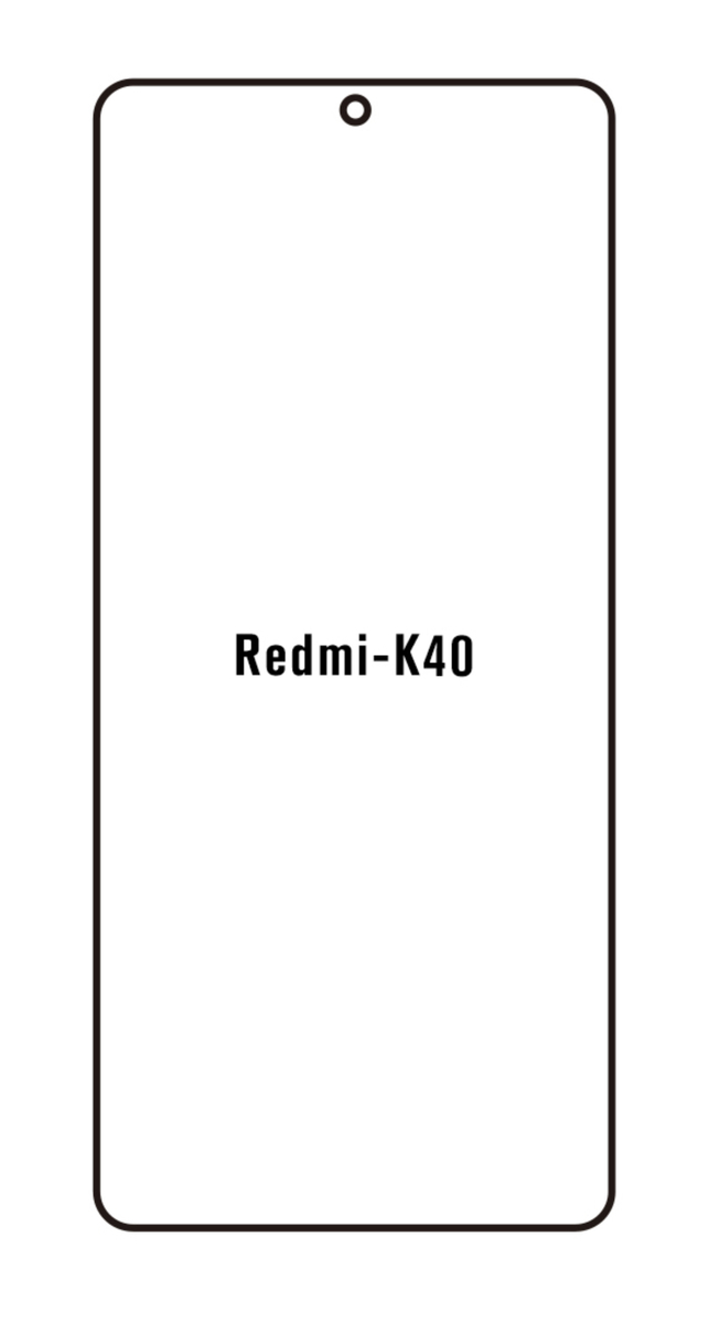 Hydrogel - matná ochranná fólie - Xiaomi Redmi K40