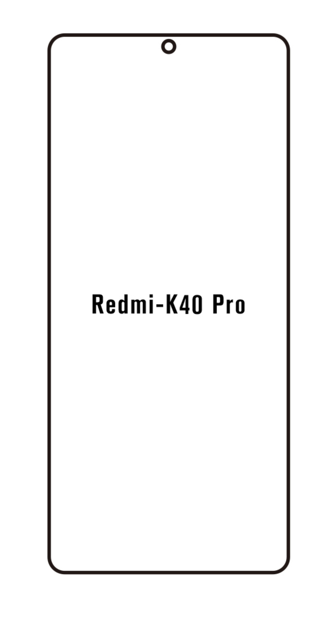 Hydrogel - matná ochranná fólie - Xiaomi Redmi K40 Pro