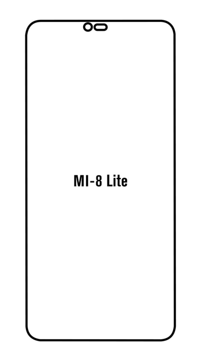 Hydrogel - matná ochranná fólie - Xiaomi Mi 8 lite