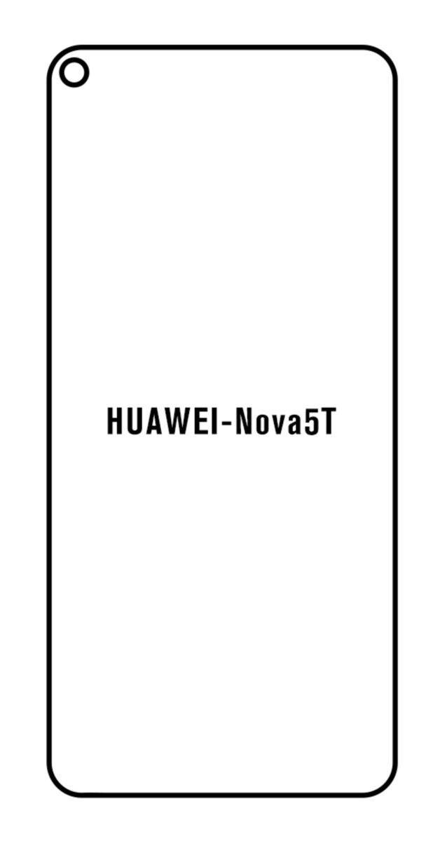 Hydrogel - matná ochranná fólie - Huawei Nova 5T