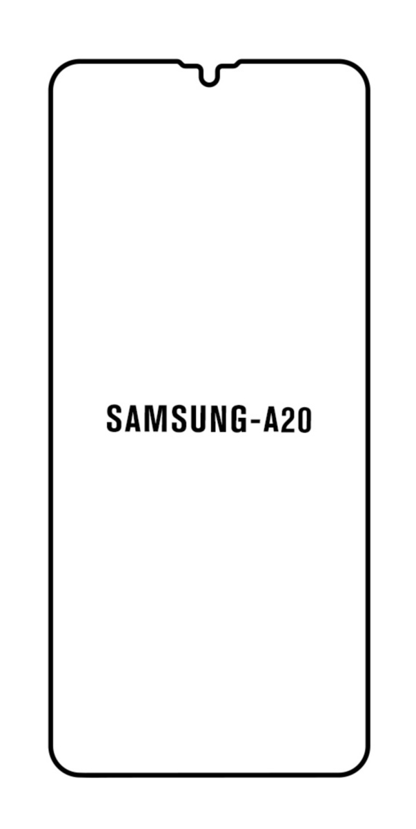 Hydrogel - matná ochranná fólie - Samsung Galaxy A20