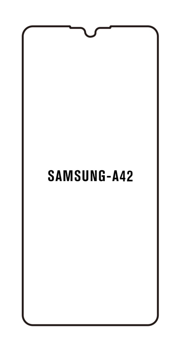Hydrogel - matná ochranná fólie - Samsung Galaxy A42 5G