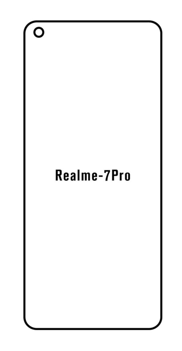 Hydrogel - matná ochranná fólie - Realme 7 Pro