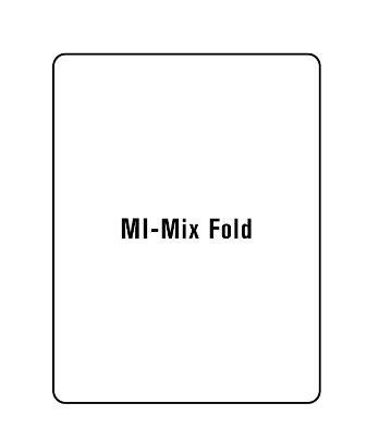 Hydrogel - ochranná fólie - Xiaomi Mi Mix Fold, typ výřezu 3