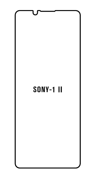 Hydrogel - matná ochranná fólie - Sony Xperia 1 II