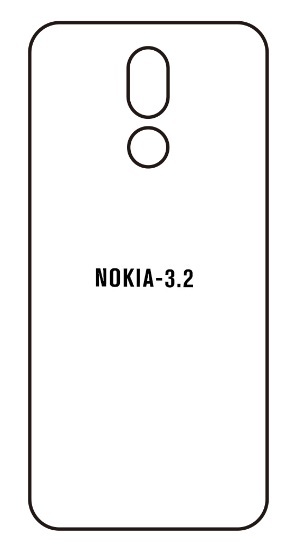Hydrogel - zadní ochranná fólie - Nokia 3.2