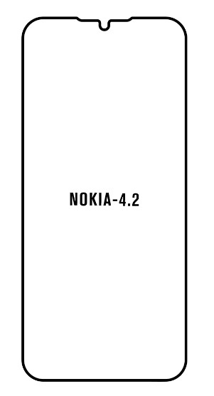 Hydrogel - matná ochranná fólie - Nokia 4.2