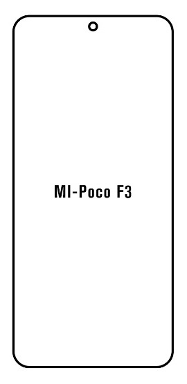 Hydrogel - matná ochranná fólie - Xiaomi Poco F3