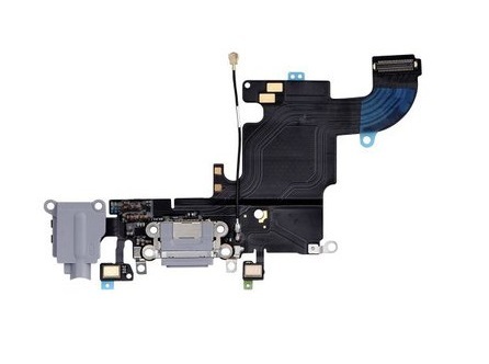 iPhone 6S - Nabíjecí konektor s mikrofonem / Charging Port Flex Cable - dark grey