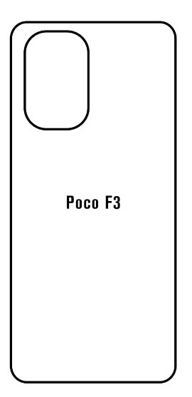 Hydrogel - matná zadní ochranná fólie - Xiaomi Poco F3