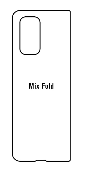 Hydrogel - matná zadní ochranná fólie - Xiaomi Mi Mix Fold