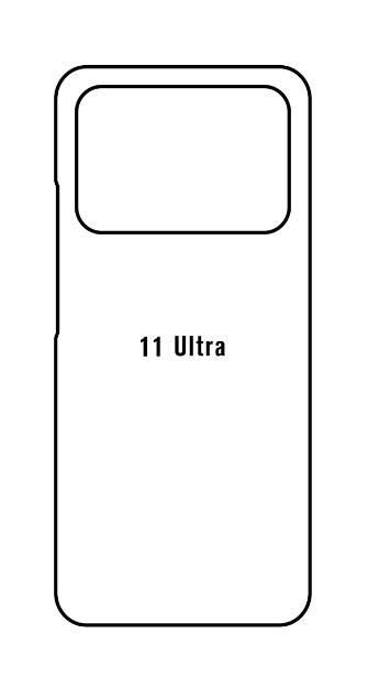 Hydrogel - matná zadní ochranná fólie - Xiaomi Mi 11 Ultra