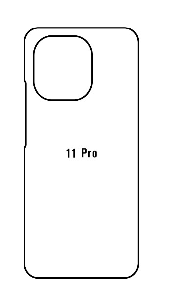 Hydrogel - matná zadní ochranná fólie - Xiaomi Mi 11 Pro