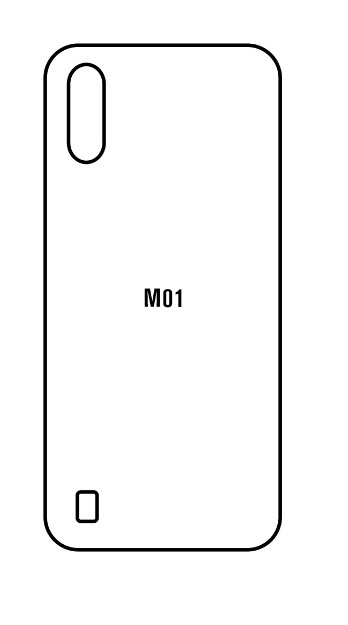 Hydrogel - matná zadní ochranná fólie - Samsung Galaxy M01