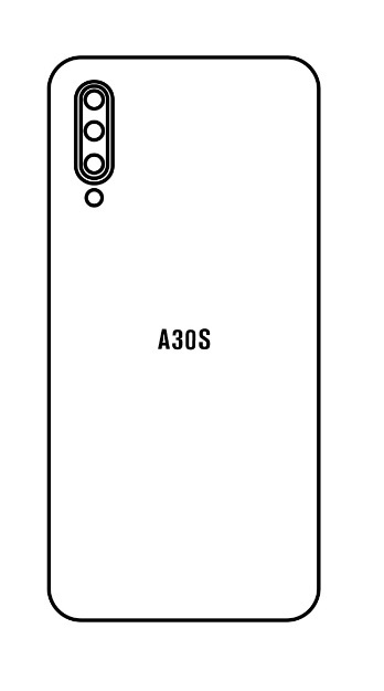 Hydrogel - matná zadní ochranná fólie - Samsung Galaxy A30s