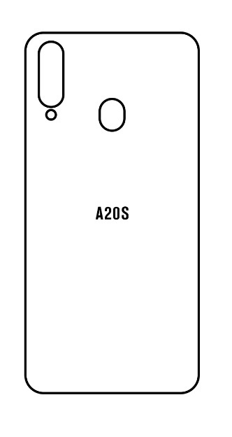 Hydrogel - matná zadní ochranná fólie - Samsung Galaxy A20s