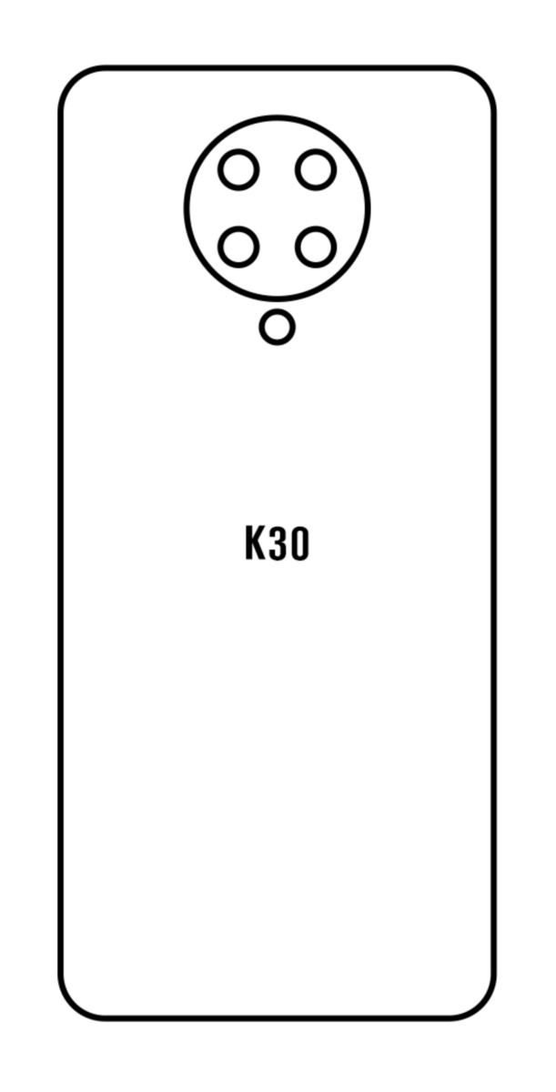 Hydrogel - matná zadní ochranná fólie - Xiaomi Redmi K30