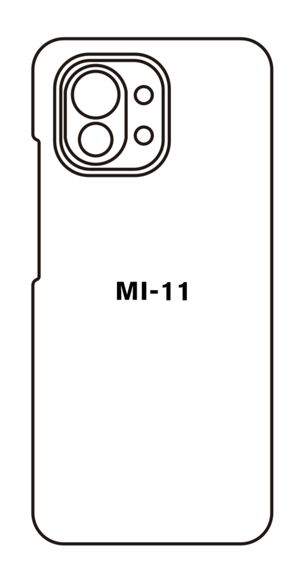 Hydrogel - matná zadní ochranná fólie - Xiaomi Mi 11