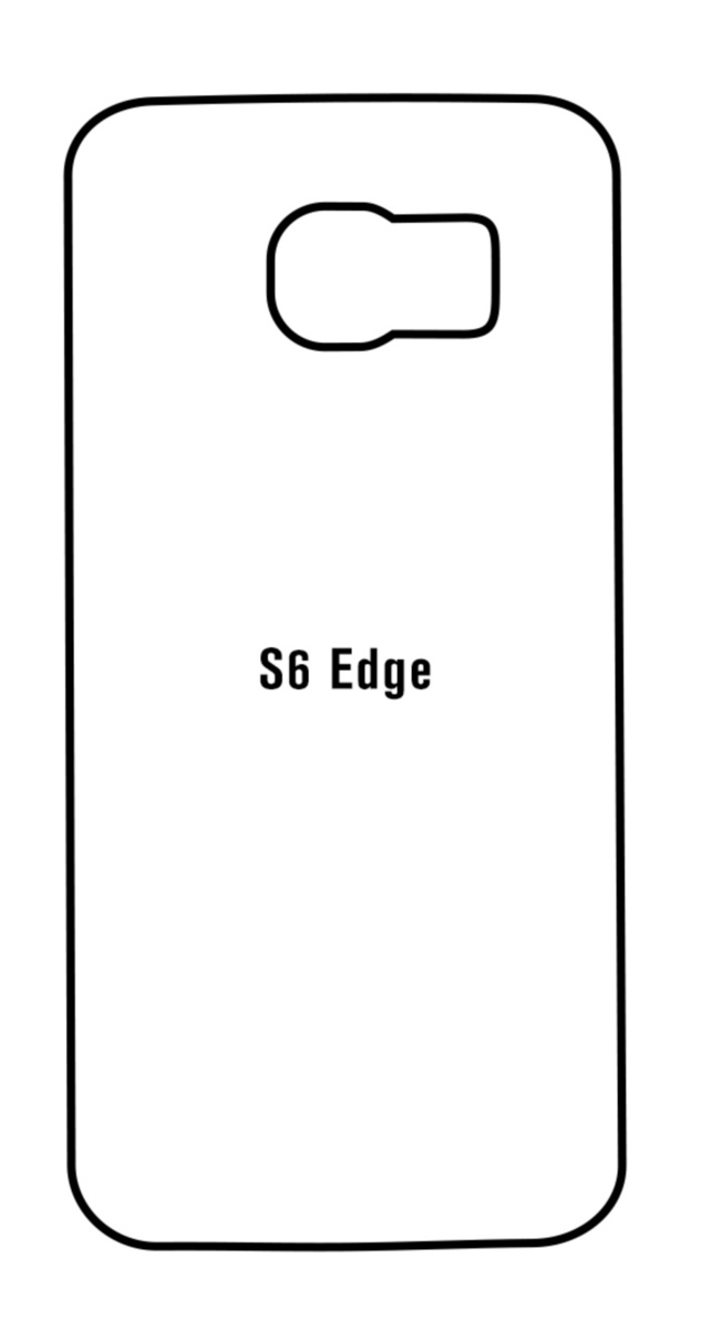 Hydrogel - matná zadní ochranná fólie - Samsung Galaxy S6 Edge