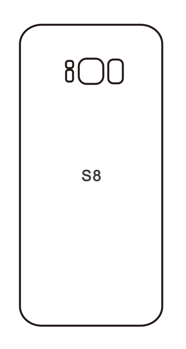 Hydrogel - matná zadní ochranná fólie - Samsung Galaxy S8