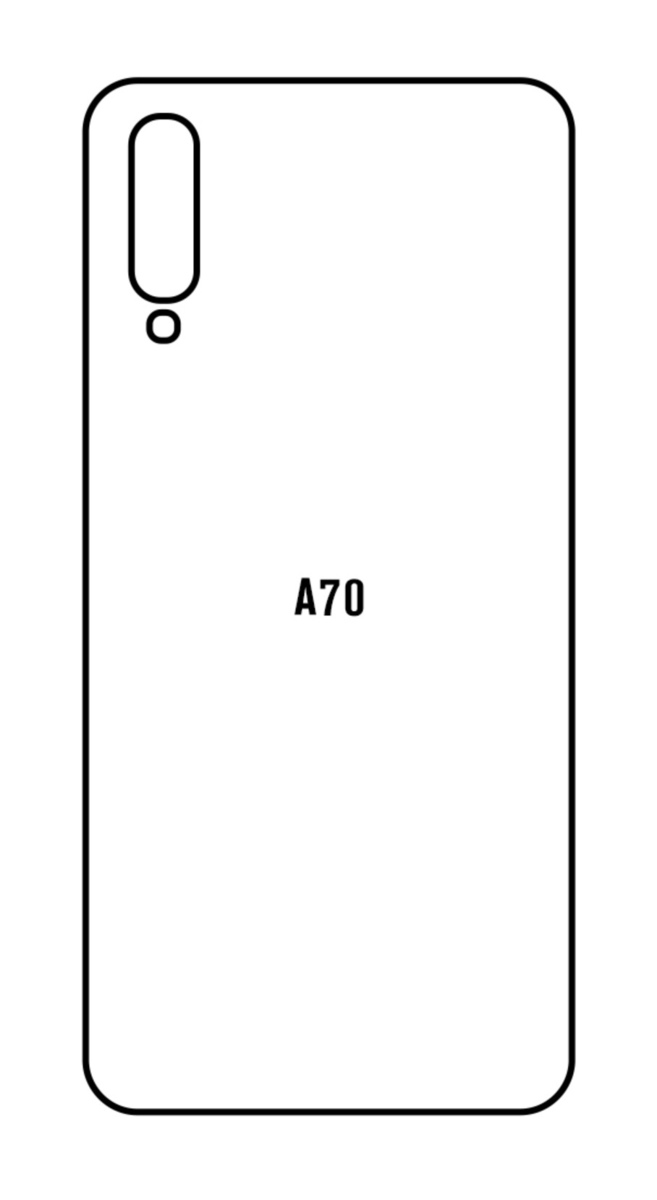 Hydrogel - matná zadní ochranná fólie - Samsung Galaxy A70