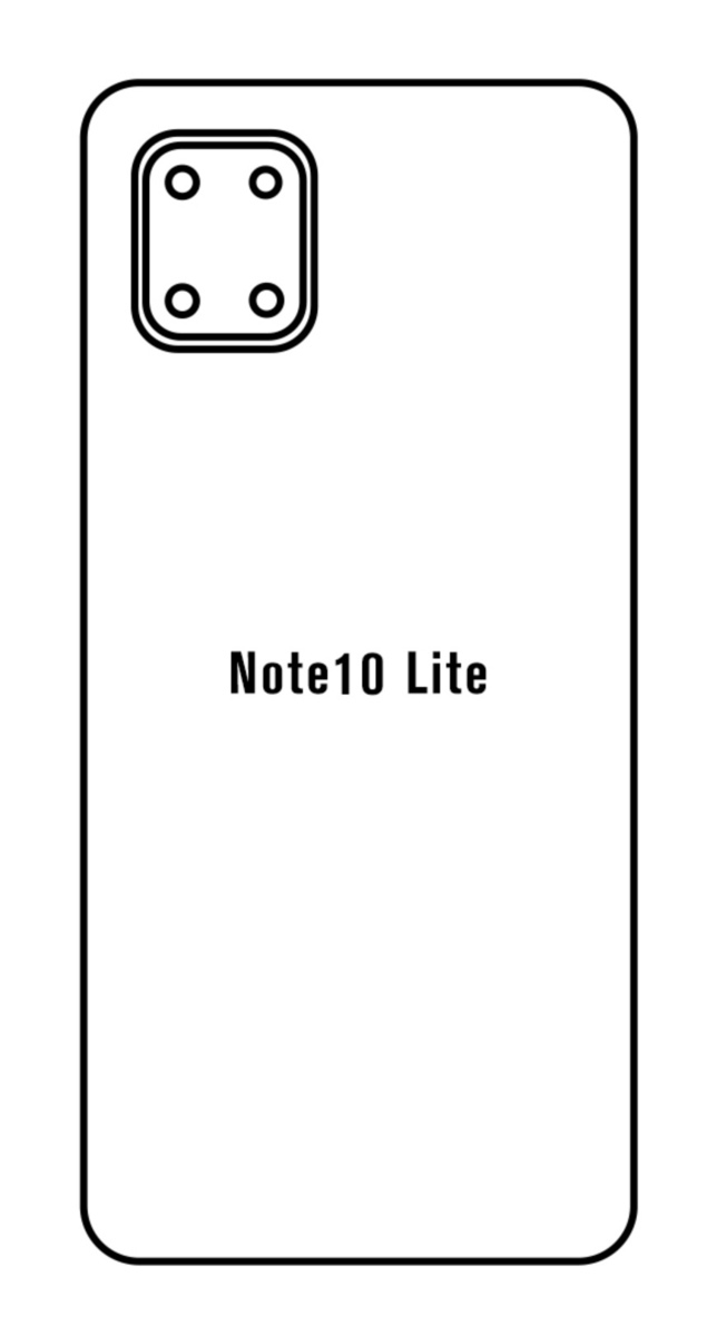 Hydrogel - matná zadní ochranná fólie - Samsung Galaxy Note 10 Lite