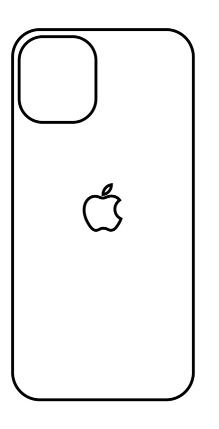 Hydrogel - zadní ochranná fólie - iPhone 12 mini, typ výřezu 6