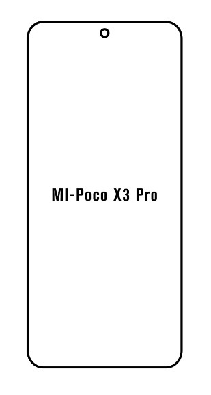 Hydrogel - Privacy Anti-Spy ochranná fólie - Xiaomi Poco X3 Pro