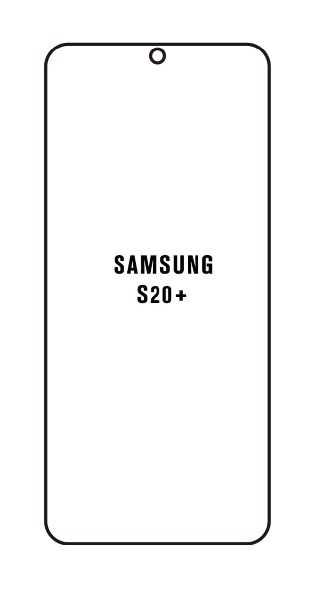 Hydrogel - Privacy Anti-Spy ochranná fólie - Samsung Galaxy S20+