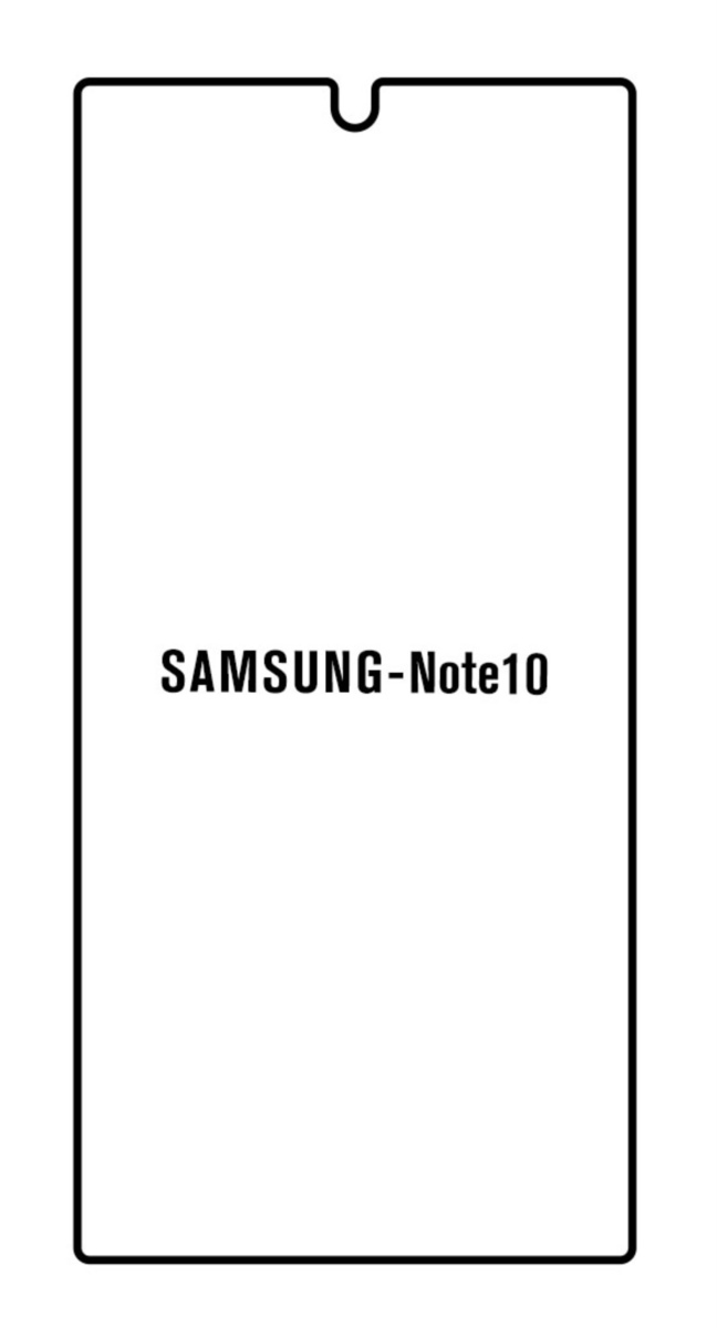 Hydrogel - Privacy Anti-Spy ochranná fólie - Samsung Galaxy Note 10