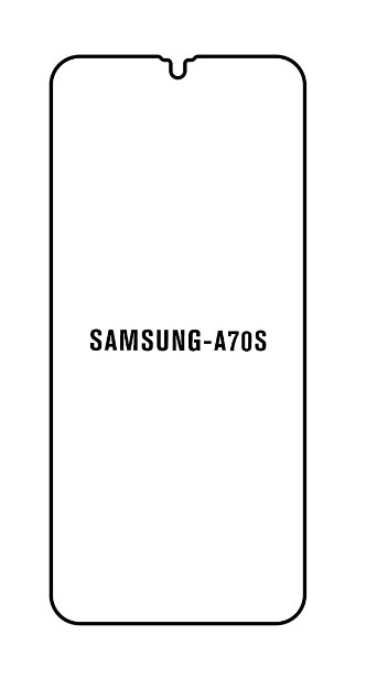 Hydrogel - Privacy Anti-Spy ochranná fólie - Samsung Galaxy A70s