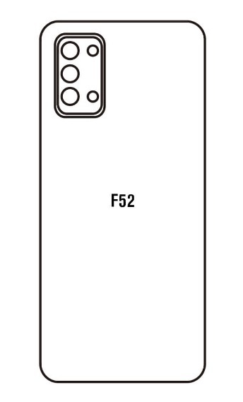 Hydrogel - matná zadní ochranná fólie - Samsung Galaxy F52 5G